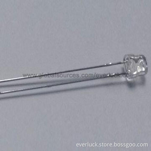 Round LED Components, White Color Transparent Lens